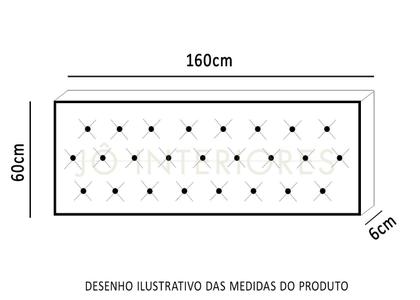 Imagem de Cabeceira Estofada Para Cama Queen Capitonê 160x60cm Bege Claro - Tecido Veludo Suede Liso