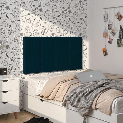 Imagem de Cabeceira Estofada Sofia 90x54 P/ Cama De Solteiro Luxo