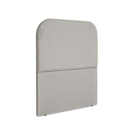 Imagem de Cabeceira Estofada Solteiro Alana 90cm Suede Cinza Claro