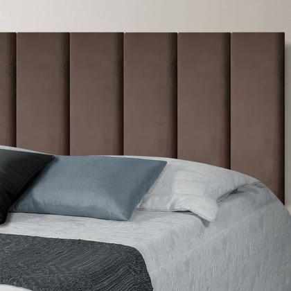 Imagem de Cabeceira Estofada Solteiro Modulada 100x50 Módulos Autocolante