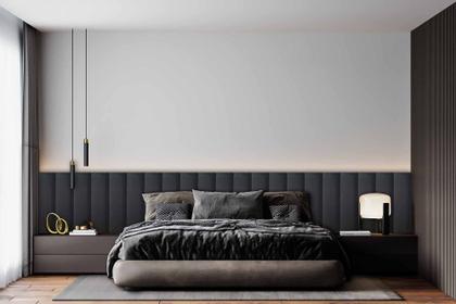 Imagem de Cabeceira Estofada Suede Para Cama Box - Módulo 20cm x 60cm