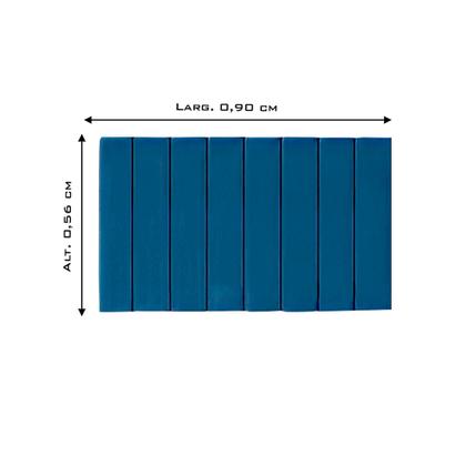 Imagem de Cabeceira Estofada Suspensa Palito para Cama de Solteiro 90 cm - Para Quarto - Diversas Cores