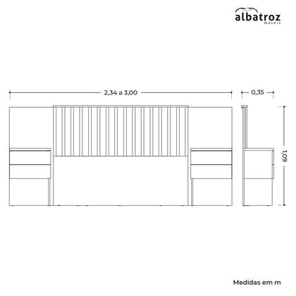 Imagem de Cabeceira Extensiva para Cama Casal/queen/king Olinda