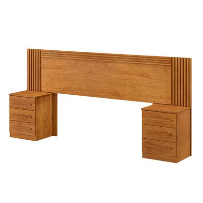 Imagem de Cabeceira Extensível ímola com 6 Gavetas Cinamomo - Panorama Móveis