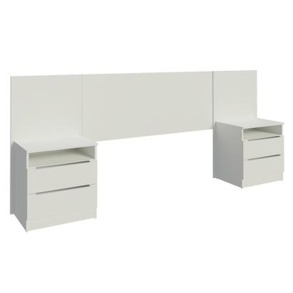 Imagem de Cabeceira Extensível Madesa com 2 Mesas Laterais