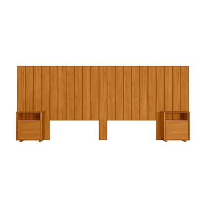 Imagem de Cabeceira Extensível para Cama Solteiro/Casal/Queen/King Ripada 100% MDF