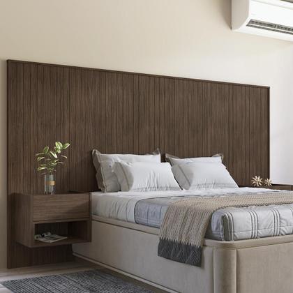 Imagem de Cabeceira Florença Casal e Queen com 2 Mesas de Cabeceira