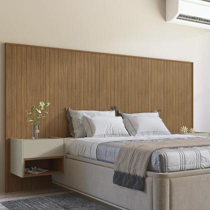 Imagem de Cabeceira Florença Casal e Queen com 2 Mesas de Cabeceira