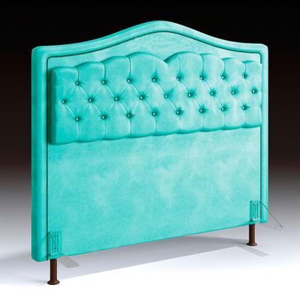 Imagem de Cabeceira Holanda 1,40 2.0 c/ Design Retro Veludo Speciale Home