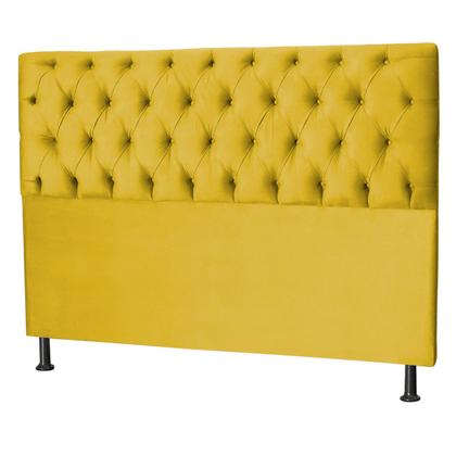 Imagem de Cabeceira Jade 90 Cm Para Cama Box Suede Amarelo