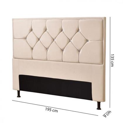 Imagem de Cabeceira Js Móveis Mali King 195 cm