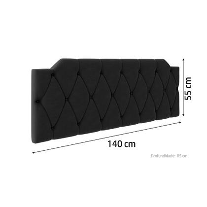 Imagem de Cabeceira Kelly de Cama Box Casal 1,40