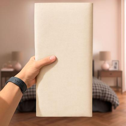 Imagem de Cabeceira King 10 Módulos Estofados Placa Cama Box Adesiva 200cm