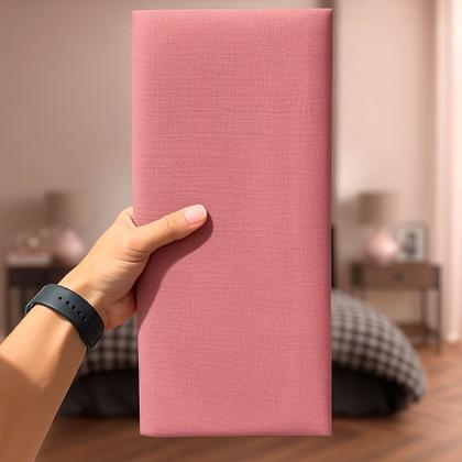 Imagem de Cabeceira King 10 Módulos Estofados Placa Cama Box Adesiva 200cm