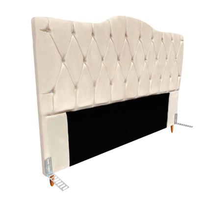 Imagem de Cabeceira King Size Cama Box de Casal Quarto Estofada Barcelona 198cm