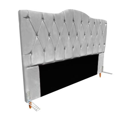 Imagem de Cabeceira King Size Cama Box de Casal Quarto Estofada Barcelona 198cm