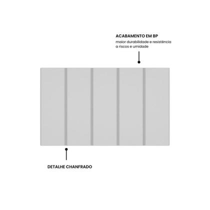 Imagem de Cabeceira Liora Modulada Cama Box Solteiro 1,00m 5 Módulos