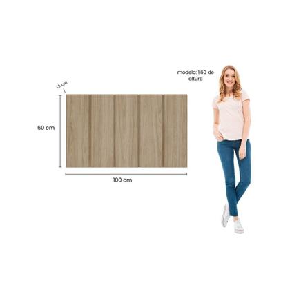 Imagem de Cabeceira Liora Modulada Cama Box Solteiro 1,00m 5 Módulos