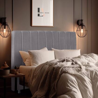 Imagem de Cabeceira Luxo Estofada Cama Box Queen Carla 160cm