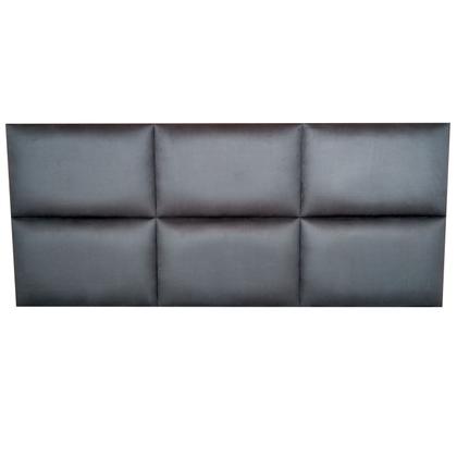 Imagem de Cabeceira Módena H6 Cinza Suede Liso King 195 X 60