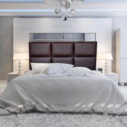 Imagem de Cabeceira Módena H6 Marrom  Queen 160 X 120 Cm