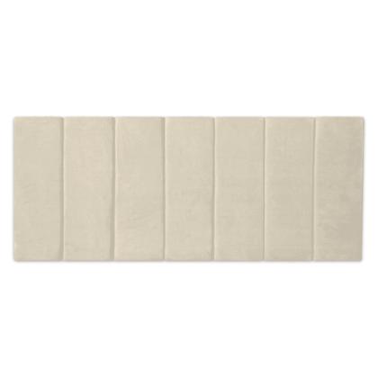 Imagem de Cabeceira Modulada Estofada Palha Retangular Para Cama Box Queen King Solteiro ou Casal - 1 un 60cmX20cm