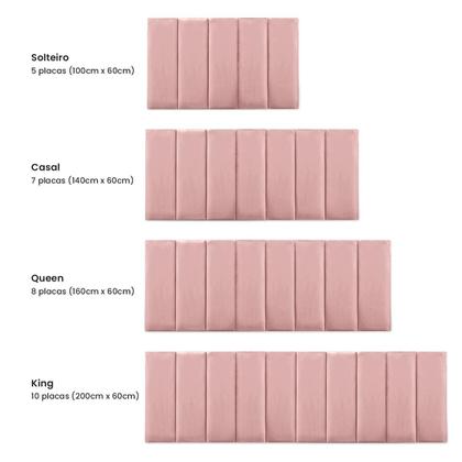 Imagem de Cabeceira Modulada Placa Adesiva Carla