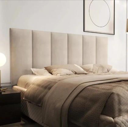 Imagem de Cabeceira Modular 20x60 Em Suede Bege