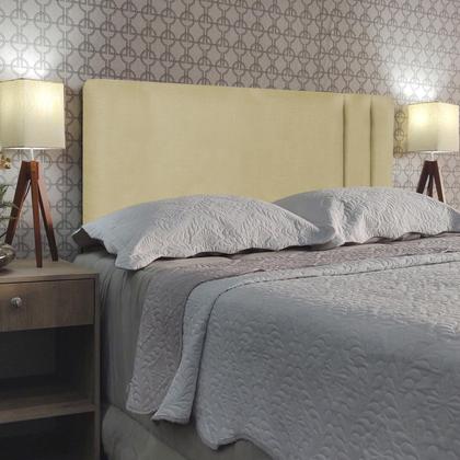Imagem de Cabeceira Modular Cama Box Almofadada Luxo Linho RBL