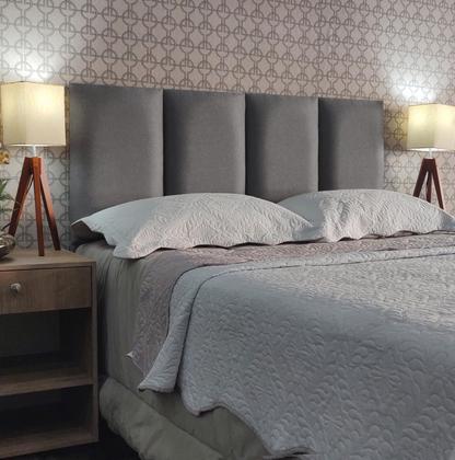 Imagem de Cabeceira Modular Cama Box Estofada Luxo Linho RBL