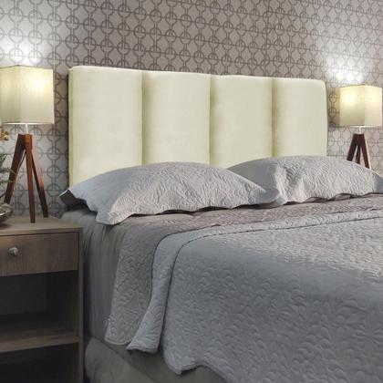 Imagem de Cabeceira Modular Cama Box Estofada Luxo Suede RBL