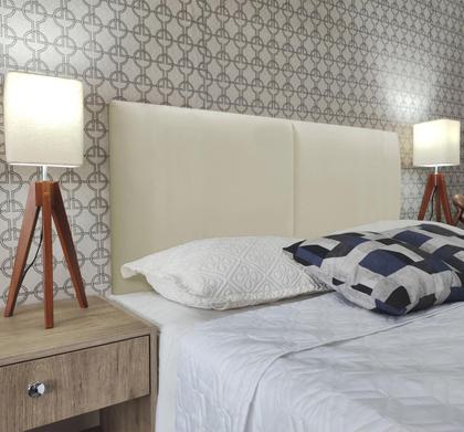 Imagem de Cabeceira Modular Estofada Para Cama Luxo Clean material sintético RBL