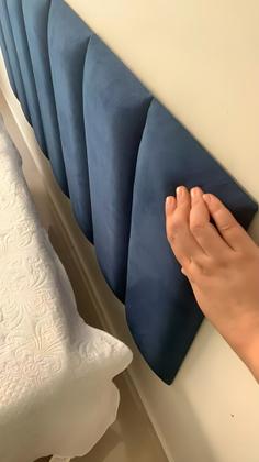 Imagem de Cabeceira Modular Estofada Sued 60x20cm Retangular Unitária Montável Diversos Modelos