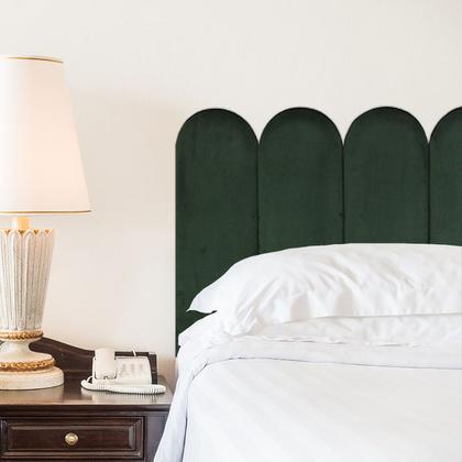 Imagem de Cabeceira Nuvem Estofada Suede Para Cama Box - Módulo 20cm x 60cm