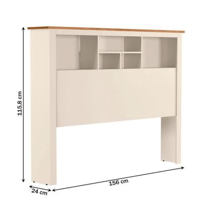 Imagem de Cabeceira Olsen Off White Madeira