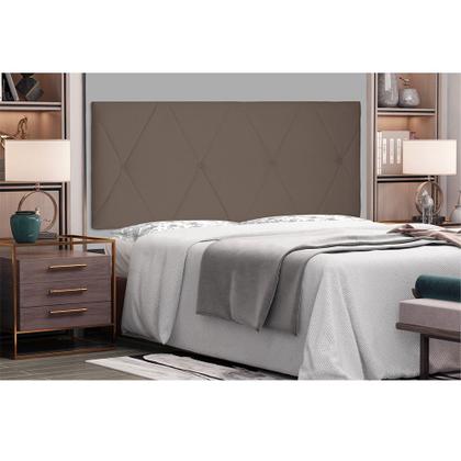 Imagem de Cabeceira Painel Aquilla Para Cama Box Casal 140 cm Suede - D'Rossi