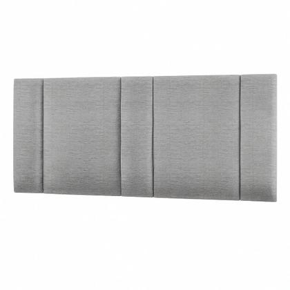 Imagem de Cabeceira Painel Cama Box Queen Size Siri 160cm com LED Linho Cinza - Desk Design