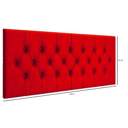 Imagem de Cabeceira Painel Cama Casal 1,40 CAPITONÊ Box Estofada - Várias Cores
