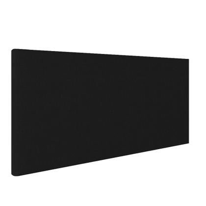 Imagem de Cabeceira Painel Clean Para Cama Box Casal 140 cm Linho Preto A79 - D'Rossi