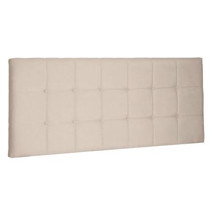 Imagem de Cabeceira Painel Estofada Cama Box Casal Verona 140cm Suede Bege - Desk Design