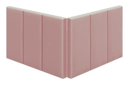 Imagem de Cabeceira Painel Estofada Cama Casal Box 1,40 Dobrável Itália - Rose Suede