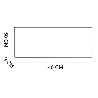 Imagem de Cabeceira Painel Modulada Casal 1,40m Lorena Suede - Pallazio