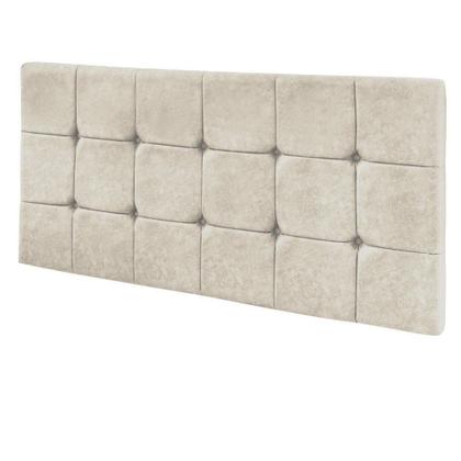 Imagem de Cabeceira Painel Sleep para Cama Box Casal 1,60 m Suede Bege 1301 - D'Rossi