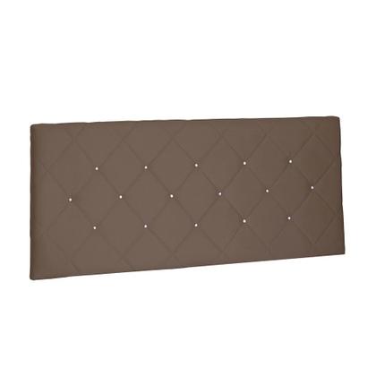 Imagem de Cabeceira Painel Tânia Para Cama Box Solteiro 90 cm Suede Caramelo S04 - D'Rossi