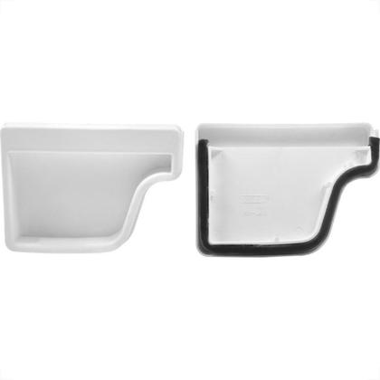 Imagem de Cabeceira Para Calha Astra Branca 27X122Mm Par Cal/Cab