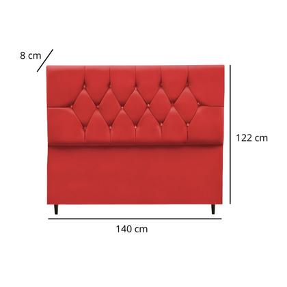 Imagem de Cabeceira Para Cama  Box Estofada Casal 140 cm Suede Isabela