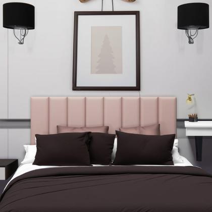 Imagem de Cabeceira Para Cama Box Estofada Modular 5 Modulos 60x20 cm.