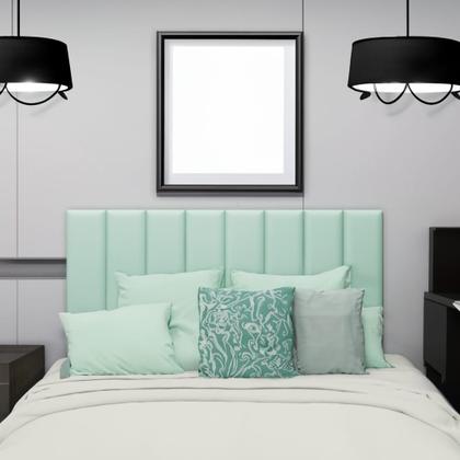 Imagem de Cabeceira Para Cama Box Estofada Modular 5 Modulos 60x20 cm.