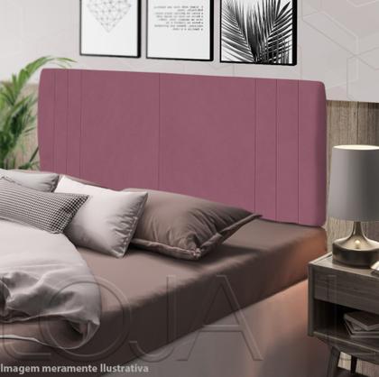 Imagem de Cabeceira Para Cama Casal Box 140 cm Estofada Painel Quarto Julia Várias Cores