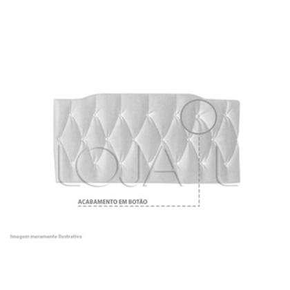 Imagem de Cabeceira Para Cama Casal Queen King 1,60x55 Nicole Branco - MagL